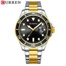 Brand CURREN- Men's Luxury Quartz Watch - High Quality