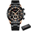 Brand CURREN- Men's Luxury Quartz Watch - High Quality