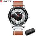 Brand CURREN- Men's Luxury Quartz Watch - High Quality