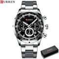Brand CURREN- Men's Luxury Quartz Watch - High Quality