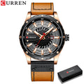Brand CURREN- Men's Luxury Quartz Watch - High Quality