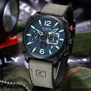 Brand CURREN- Men's Luxury Quartz Watch - High Quality