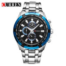 Brand CURREN- Men's Luxury Quartz Watch - High Quality