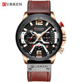 Brand CURREN- Men's Luxury Quartz Watch - High Quality