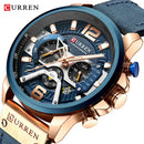 Brand CURREN- Men's Luxury Quartz Watch - High Quality