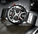 Brand CURREN- Men's Luxury Quartz Watch - High Quality