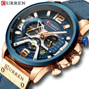 Brand CURREN- Men's Luxury Quartz Watch - High Quality