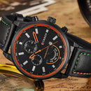 Brand CURREN- Men's Luxury Quartz Watch - High Quality