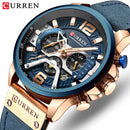 Brand CURREN- Men's Luxury Quartz Watch - High Quality