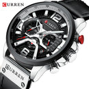 Brand CURREN- Men's Luxury Quartz Watch - High Quality