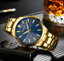 Brand CURREN- Men's Luxury Quartz Watch - High Quality