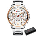 Brand CURREN- Men's Luxury Quartz Watch - High Quality