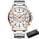 Brand CURREN- Men's Luxury Quartz Watch - High Quality