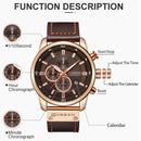 Brand CURREN- Men's Luxury Quartz Watch - High Quality