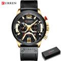 Brand CURREN- Men's Luxury Quartz Watch - High Quality