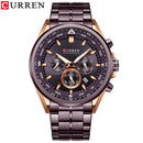 Brand CURREN- Men's Luxury Quartz Watch - High Quality