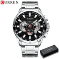 Brand CURREN- Men's Luxury Quartz Watch - High Quality