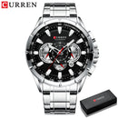 Brand CURREN- Men's Luxury Quartz Watch - High Quality