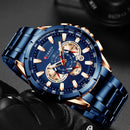 Brand CURREN- Men's Luxury Quartz Watch - High Quality