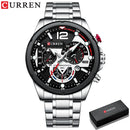 Brand CURREN- Men's Luxury Quartz Watch - High Quality