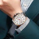 Brand CURREN- Men's Luxury Quartz Watch - High Quality