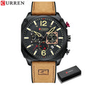 Brand CURREN- Men's Luxury Quartz Watch - High Quality