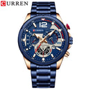 Brand CURREN- Men's Luxury Quartz Watch - High Quality