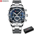 Brand CURREN- Men's Luxury Quartz Watch - High Quality