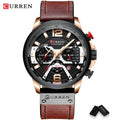 Brand CURREN- Men's Luxury Quartz Watch - High Quality