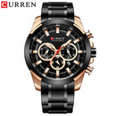 Brand CURREN- Men's Luxury Quartz Watch - High Quality