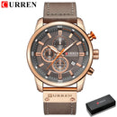 Brand CURREN- Men's Luxury Quartz Watch - High Quality