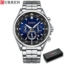 Brand CURREN- Men's Luxury Quartz Watch - High Quality