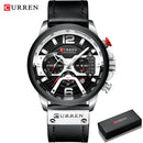Brand CURREN- Men's Luxury Quartz Watch - High Quality