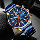 Brand CURREN- Men's Luxury Quartz Watch - High Quality
