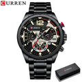 Brand CURREN- Men's Luxury Quartz Watch - High Quality