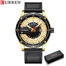 Brand CURREN- Men's Luxury Quartz Watch - High Quality