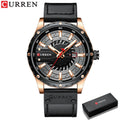 Brand CURREN- Men's Luxury Quartz Watch - High Quality