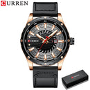 Brand CURREN- Men's Luxury Quartz Watch - High Quality