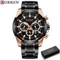 Brand CURREN- Men's Luxury Quartz Watch - High Quality