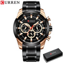 Brand CURREN- Men's Luxury Quartz Watch - High Quality