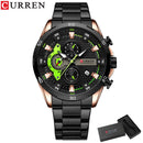 Brand CURREN- Men's Luxury Quartz Watch - High Quality