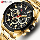 Brand CURREN- Men's Luxury Quartz Watch - High Quality