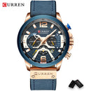 Brand CURREN- Men's Luxury Quartz Watch - High Quality