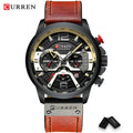 Brand CURREN- Men's Luxury Quartz Watch - High Quality
