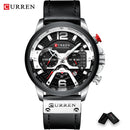 Brand CURREN- Men's Luxury Quartz Watch - High Quality