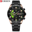 Brand CURREN- Men's Luxury Quartz Watch - High Quality