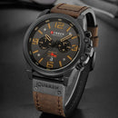 Brand CURREN- Men's Luxury Quartz Watch - High Quality