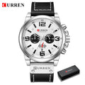 Brand CURREN- Men's Luxury Quartz Watch - High Quality