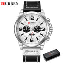 Brand CURREN- Men's Luxury Quartz Watch - High Quality