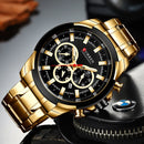 Brand CURREN- Men's Luxury Quartz Watch - High Quality